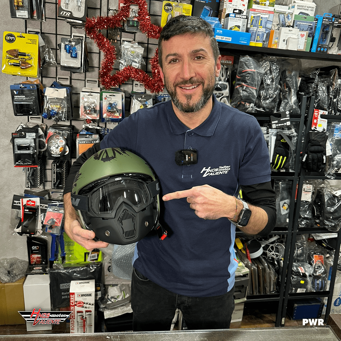Máscara para casco JET - Imagen 2