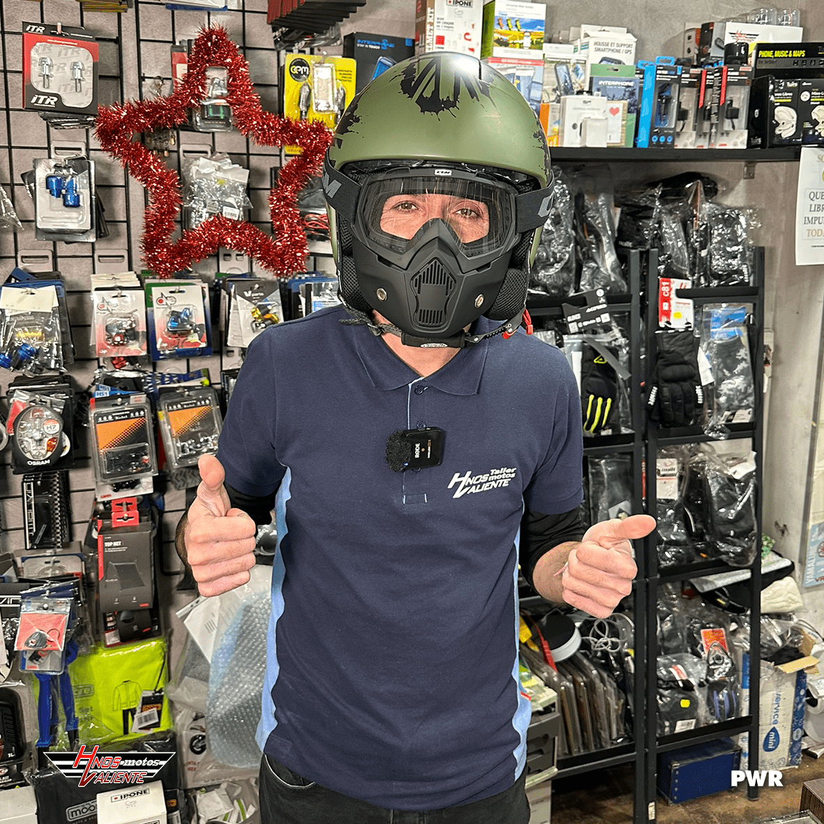 Máscara para casco JET - Imagen 4