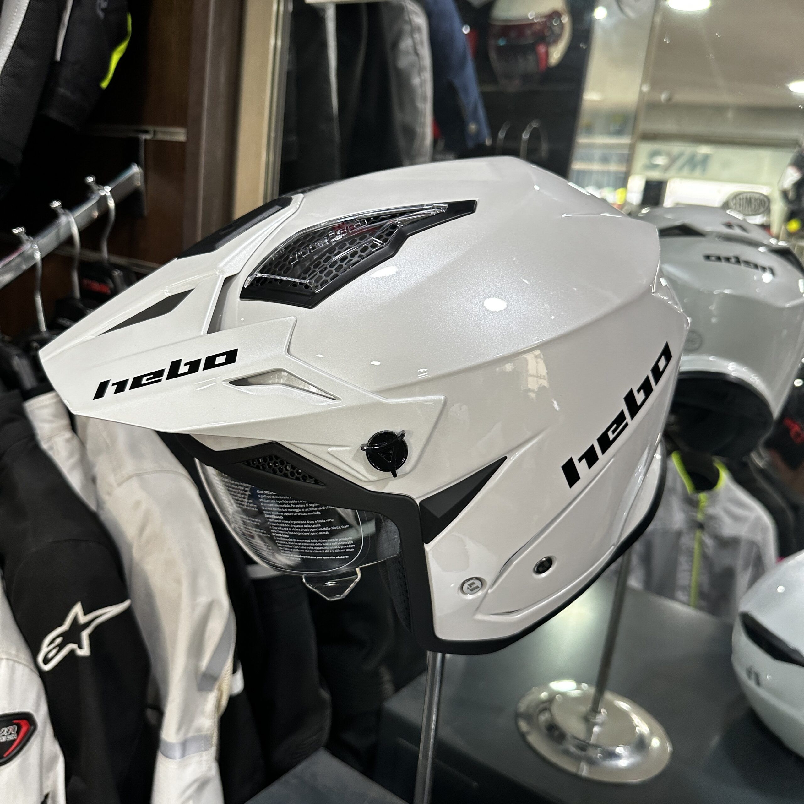 Casco HEBO Htr-p01 V6 Mono Color Blanco